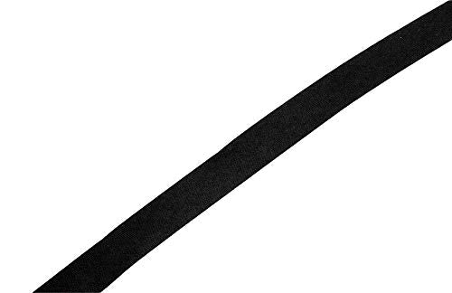 Mandala Crafts 55 Yds 1/4 Inch Black Double Fold Bias Tape for Sewing | Machine Washable Binding Tape for Quilting, Hemming, Seams, Fabric Piping, All Fabrics & Denim, Indoor & Outdoor - color: Black, size: 1/4 Inch 55 Yards