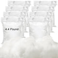 Woanger 4.4pound/ 70oz Polyester Polyfill Stuffing for Pillow Cushions Soft Cotton Poly Fiberfill Stuffing High Resilience Fiber for Couch Making Fluff Crafts Home Decors - size: 4.4 Pound/ 70oz