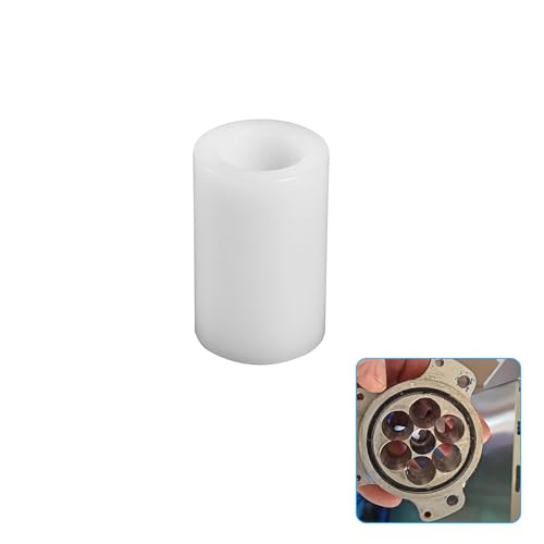 Ice Maker Auger Bushing Compatible with Opal Nugget Ice Maker 1.0 & 2.0 (6-Hole Extruder), Food-Grade Acetal Replacement Bushing to Fix Screeching Grinding Noise & Black Residue in Tank
