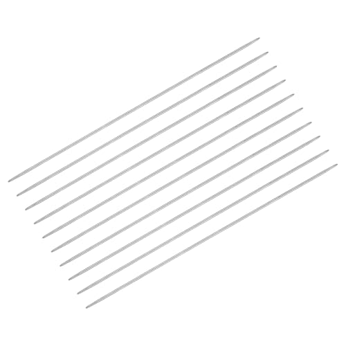uxcell 10Pcs Knitting Needle 1.5mm Diameter 5.9 Inches Length Stainless Steel Double Pointed Sweater Stitching Needles for Handmade Projects DIY Knitting - size: 1.5mm