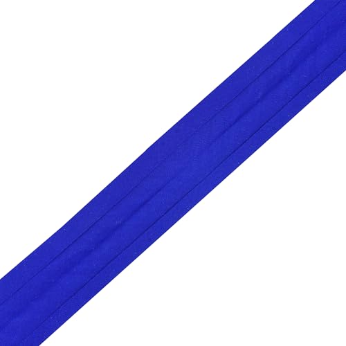 Mandala Crafts 55 Yds 5/8 Inch Blue Double Fold Bias Tape for Sewing | Machine Washable Binding Tape for Quilting, Hemming, Seams, Fabric Piping, All Fabrics & Denim, Indoor & Outdoor - color: Blue, size: 5/8 Inch 55 Yards