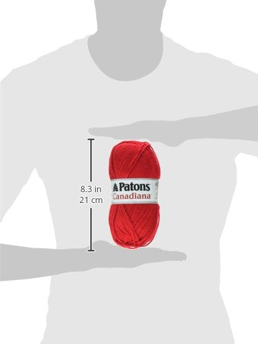 Patons Canadiana Yarn - Solids - Cardinal - color: Cardinal, size: 3.5 oz, 205 yds