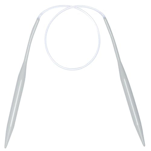Mdoker Aluminum Circular Knitting Needle Size 11 24 Inch Circular Knitting Needles for Handmade Knitting DIY and Any Weaven Yarn Projects(US Size 11,8mm) - size: US-11-8mm