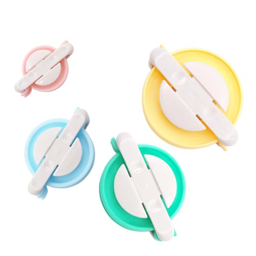 Pom Pom Maker Set – 4 Sizes Yarn Ball Weaving Tools for DIY Crafts, Fluffy Wool Pompom Maker for Knitting, Crochet, Decorations and Handmade Projects