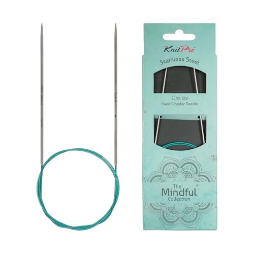 KnitPro The Mindful Collection Fixed Circular Needles 16" (40cm) | US Size 0 (2mm) - size: US 0 (2mm)