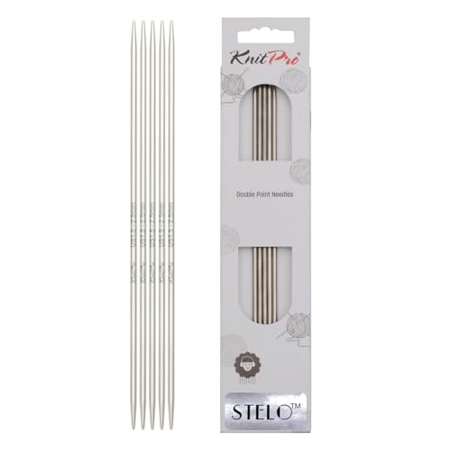 KnitPro Stelo Double-Pointed Needles 8" (20cm) | US Size 1.5 (2.5mm) - size: US Size 1.5 (2.5mm)