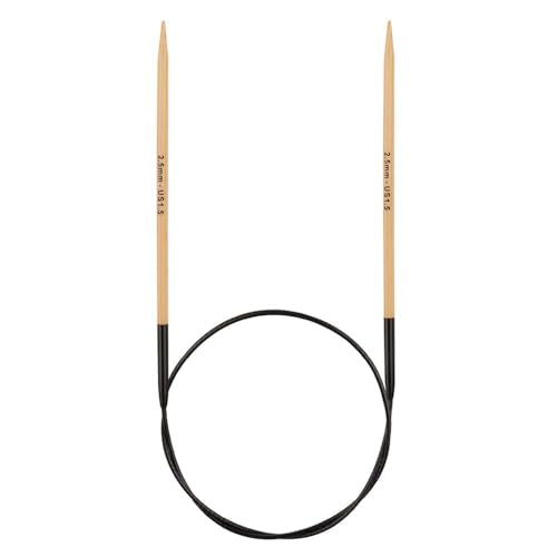 Knitter’s Pride Bamboo Luxe Fixed Circular Needle 32""(80cm) - US 1.5(2.5mm) - size: 2.50mm