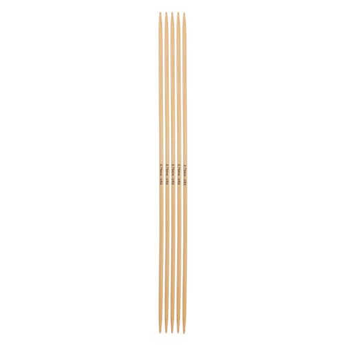 Knitter’s Pride Bamboo Luxe Double-Pointed Needles 8"" (20cm) – US Size 2 (2.75mm) - size: 2.75mm