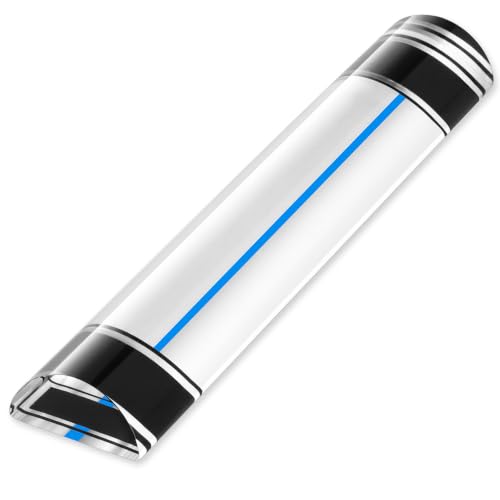 1 Pcs Magnifying Ruler with Guiding Line and Magnet,6",Blue Line - color: Blue Line