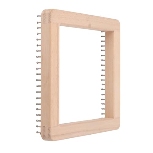 Mumusuki Handcrafted Knitting Looms Wooden, Blocking Board DIY Weaving Tool for Making Mats, Scarves, Hats, Headbands, Shawls, Blankets (L)