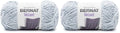 Bernat Velvet Yarn, Softened Blue (Pack of 2) - color: Softned Blue, size: 2 Pack, style: Velvet