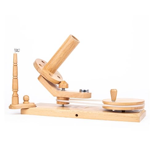 Ayan Handicraft Well Crafted Yarn Swift and Ball Winder Combo - Yarn Cake Winder, Yarn Winder and Swift, Yarn Winder Large Capacity (Beachwood Winder Only) - color: Beachwood Winder Only