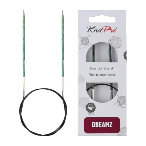 KnitPro Dreamz Fixed Circular Needles 16" (40cm) | US Size 4 (3.5mm) - size: US 4 (3.5mm)