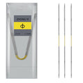 Soosui 2.75mm Circular Knitting Needles US2 |3-Pack 9-inch (23cm) Double-Pointed Flexible Circular Needles, 3cm Cable, Durable and Smooth for Sweaters, Socks, Hats, and Other DIY Knitting Projects. - size: 2.75mm/US2