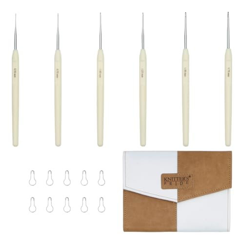 Knitter’s Pride Pearl Single-Ended Steel Crochet Hook Set