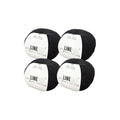 Baby Cotton Yarn, 55% Cotton 45% Acrylic, Fine (2) for Crochet and Knitting 4x1.76 Oz (4x50g) / 4x177 Yrds (4x162m), Soft Yarn, Amigurumi Yarn - color: Black, size: 4 Skeins