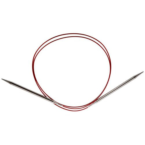 ChiaoGoo Red Lace Circular 47 inch (119cm) Stainless Steel Knitting Needle Size US 5 (3.75mm) 7047-5