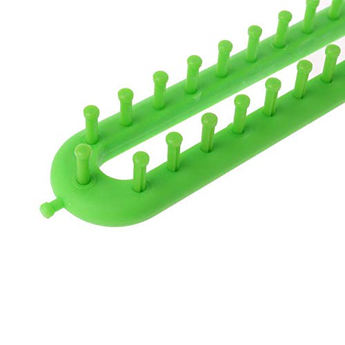 QUPA AM STORE Long Knitting Loom DIY Knitting Board Weaving Loom 47cm/18in for Scarf Sweater Blankets (L)