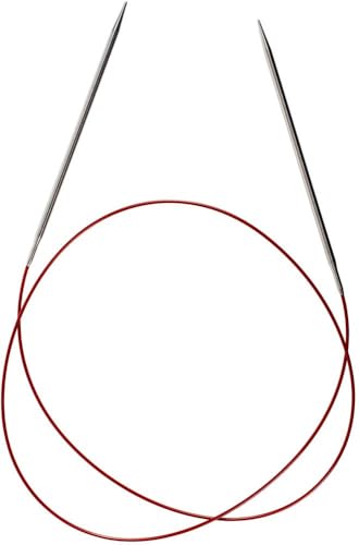 ChiaoGoo SS Red Lace Circular, 40-Inch (100 cm), US 4 (3.5 mm) - size: US 4 (3.5 mm)