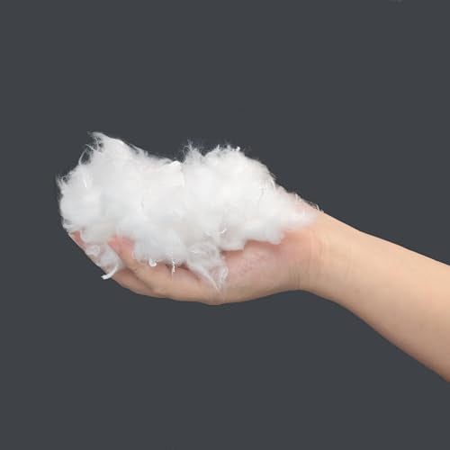 125g/4.4oz Premium Polyester Stuffing for Stuffed Animals,Soft and Warm Down Feather Like Pillow Stuffing for Dolls,Fiber Filling Stuffing for Craft - size: 125/4.4oz