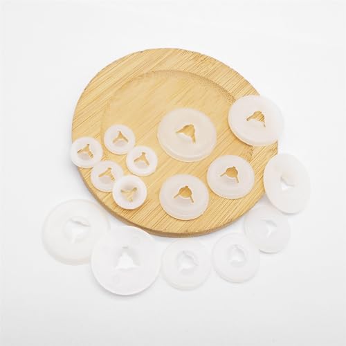 JJGQAZ 60pcs 12mm 20mm 25mm Safety Eyes Washers for Stuffed Animals Plastic Craft Eyes Backs for Crochet Amigurumi Plush Animals (Mixed) - color: Mixed