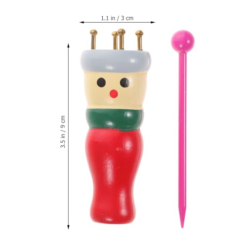 EXCEART Wooden French Knitter with Needle DIY Knitting Toy for Yarn Wool Braids Handheld Yarn Maker Craft Tool for Beginners Kids and Creative Craft Projects | For Wool Yarn, Braided Rope, Beginners and Kids, Weaving Supplies