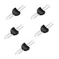 Chispee Thread Burner Replacement Tips 5Pcs End Thread Burner Replacement Tip for Finishing Beading, Weaving, Sewing, Leather & Jewelry Making - color: 5pcs Replacement Tips