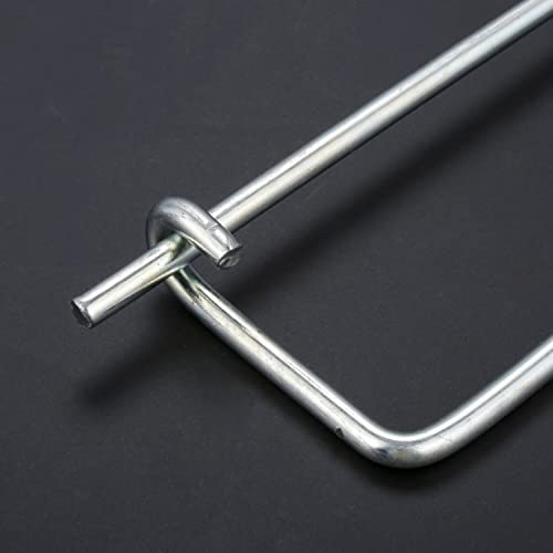1Set Brooch Shape Steel Cotter Safety Pins Spring Pin Quick Lock Brooch Locking Fastener for Farm Lawn Garden Hitch -8Sizes (8PCS/Set, Size:2*45*15mm/0.08*1.77*0.59inch) - size: Size:2*45*15mm/0.08*1.77*0.59inch