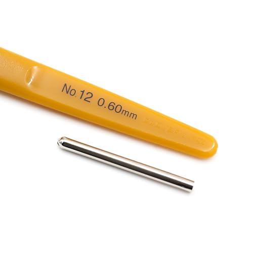 Clover 1026 Soft Touch Steel Crochet Hooks, No. 12/0.60mm - size: 0.60 mm