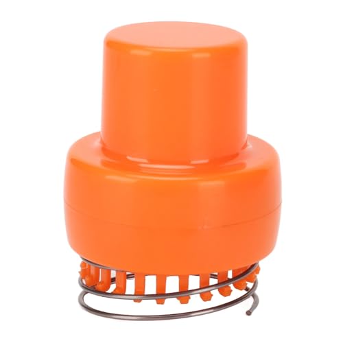 Jeanoko Mini Machine, Wire Crochet Orange Ergonomic Design Auto Release Safe Durable Wire Crochet Knitter for Hat Scarf Socks