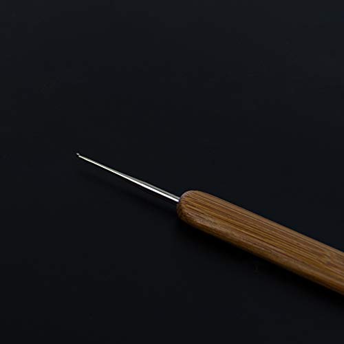 AUEAR, 3 Pack Dreadlock Crochet Hook Needles for Hair Tool Interlocking Sisterlocks Braid Craft Dread Locks 0.75 mm - color: 0.75 Mm, size: 3 Pack