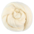 3.53oz Needle Felting Wool Roving Wool for Felting Wool Felting Supplies | Apricot White Pure Wool Chunky Yarn Spinning Wool Roving for Needle Felting Wet Felting Diy Hand Spinning - color: apricot white