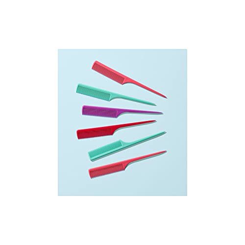 Diane SE443 Rat Tail Combs - 12 Count (Pack of 1) - color: Assorted, style: Rat Tail Combs