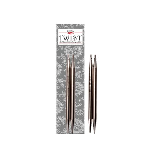 ChiaoGoo Twist SS Lace Tips, 5" (13 cm) [M], US 1 (2.25 mm)