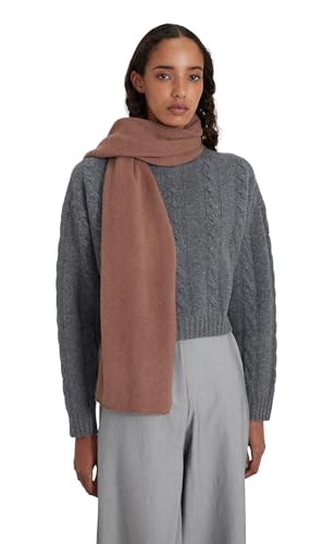 Cashmere Knitted Scarf for Women by Style Republic - color: Mocha
