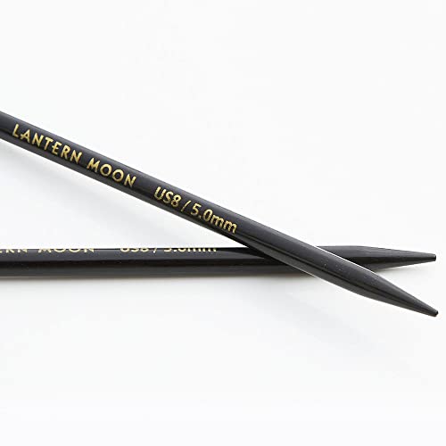 Lantern Moon Ebony Wood Fixed Circular Needles 32" (80cm) | US Size 2.5 (3.0mm) - size: US 2.5 (3mm)