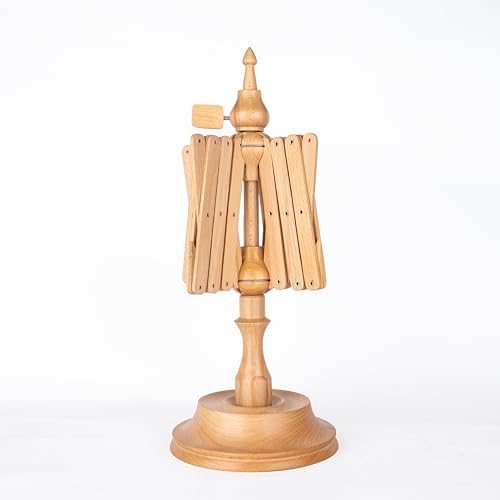Ayan Handicraft Well Crafted Yarn Swift and Ball Winder Combo - Yarn Cake Winder, Yarn Winder and Swift, Yarn Winder Large Capacity (Beachwood Swift Only) - color: Beachwood Swift Only