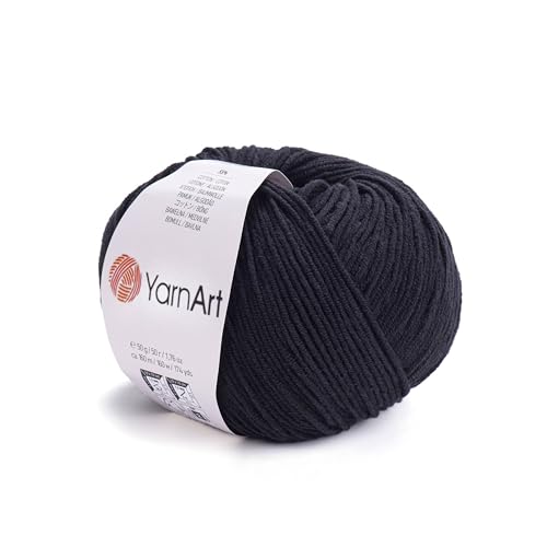 YarnArt Genius Soft Cotton Acrylic Blend Yarn - Amigurumi, Crochet and Knitting –%55 Cotton-45% Acrylic, Craft Yarn for Kids and Adults Garments, Baby Items and Accessories, 174 yds / 50 g - color: 53