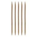 HARFINGTON 5Pcs Bamboo Knitting Needles Double Pointed Size US 9(5.5mm) Carbonized 6 Inch(15cm) Straight for Handmade Creative DIY Knitting Craft Yarn Projects - size: US 9(5.5mm)