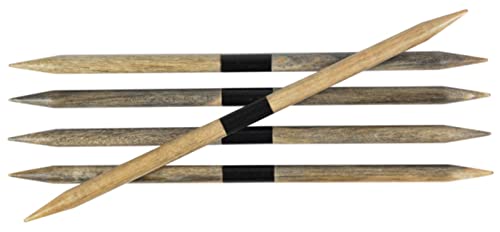 Lykke Driftwood 8 inch Double Pointed Knitting Needles, Set of 5 (US 10.75 / 7mm) - size: US 10.75 / 7mm