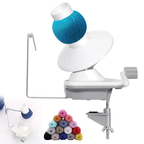 Yarn Winder, Yarn Winder for Crocheting, Yarn Ball Winder Easy-to-Install and Efficiently, Yarn Spinner for Crochet and Knitting