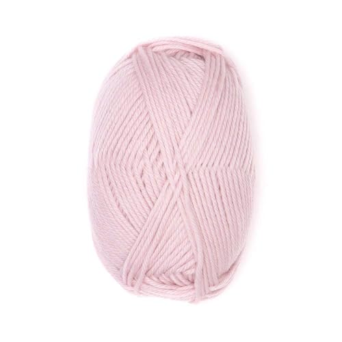100% Superwash Wool Yarn 6 Skeins 300g DK Weight Knitting Crochet Baby Pink | Sourced from Peru for breathable warmth and 654yd total length per 300g pack ideal for soft baby garments hats and sweaters - color: Baby Pink