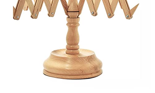 Merit wooden craft Wooden Yarn Large Ball Winder and Table Top Swift Winder Knitting and Crochet Umbrella Winder Holder Hand Operated Knitting Winding Tools Wool Winder (Winder+Swift) - color: Winder+Swift