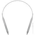 Aolfior Stainless Steel Circular Knitting Needles Size 11 16 Inch 8.0 mm Set Round Metal (Silver, 16 inch-11-(8.0mm)) Suitable for Beginners and Experienced Knitters Alike. - size: 16 inch-11-(8.0mm)