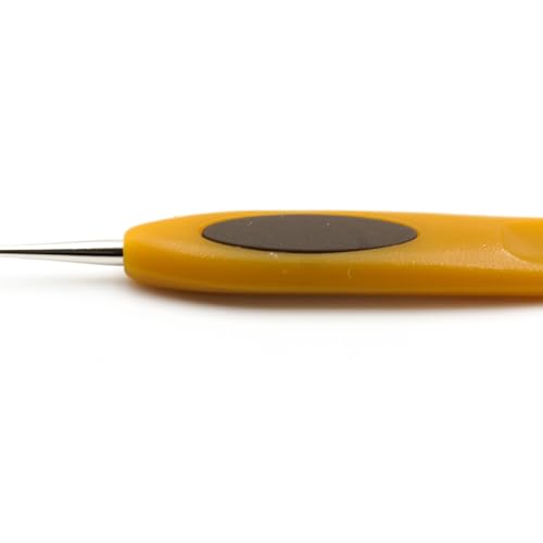 Clover 1026 Soft Touch Steel Crochet Hooks, No. 12/0.60mm - size: 0.60 mm