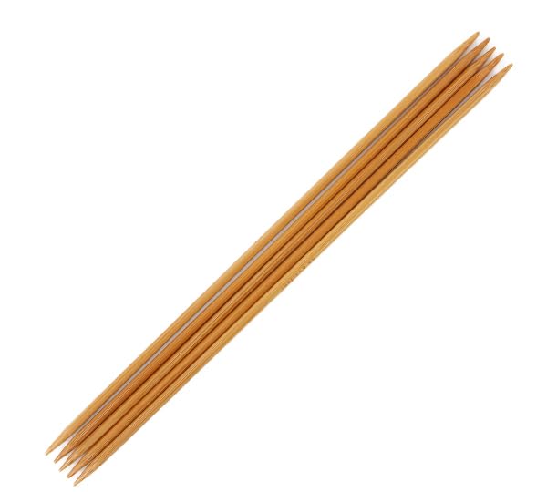 ユザワヤ Yuzawaya Bamboo Double Pointed Knitting Needles, (DPN), 3.3mm (US 4 / JP 4), 8 inch (20 cm), Set of 5, Munsell, Made in Japan - size: 3.3mm (US 4 / JP 4)