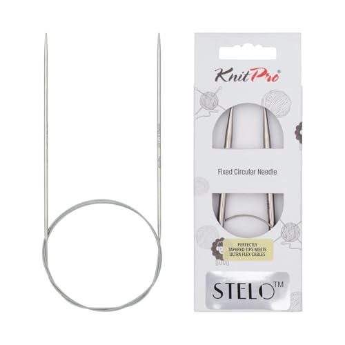 KnitPro Stelo Lace Circular Needles 16" (40cm) | US Size 1 (2.25mm) - size: US Size 1 (2.25mm)