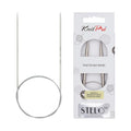 KnitPro Stelo Lace Circular Needles 16" (40cm) | US Size 1 (2.25mm) - size: US Size 1 (2.25mm)