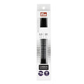 Prym 8" Ergonomic Double Point Knitting Needles, Carbon, US 4 (3.5mm) - size: US 4 (3.5 mm)