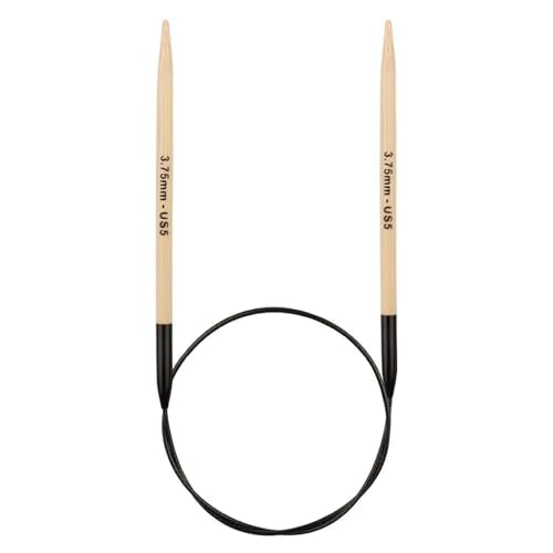 Knitter’s Pride Bamboo Luxe Fixed Circular Needle 32""(80cm) - US 5(3.75mm) - size: 3.75mm